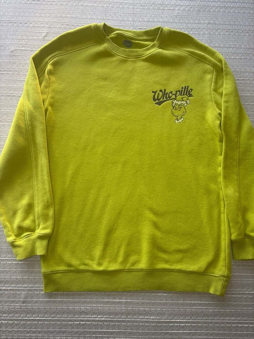 Dr. Seuss The Grinch Who-ville Graphic Crewneck Sweatshirt